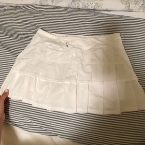 White Lululemon skirt size 6